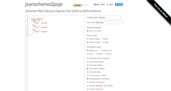 Desktop Screenshot of jsonschema2pojo.org